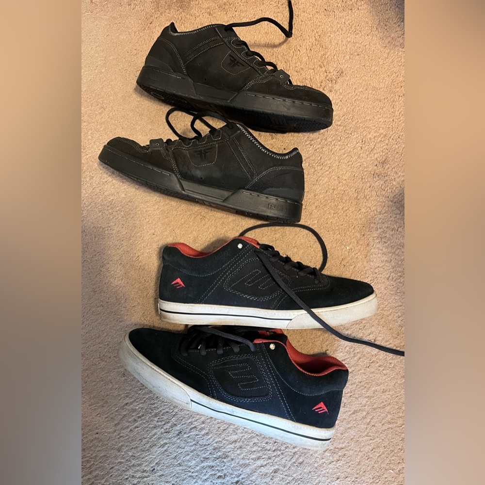 Emerica Reynolds 3 Size 11.5 & Fallen Ace Skate Shoes Size 12.